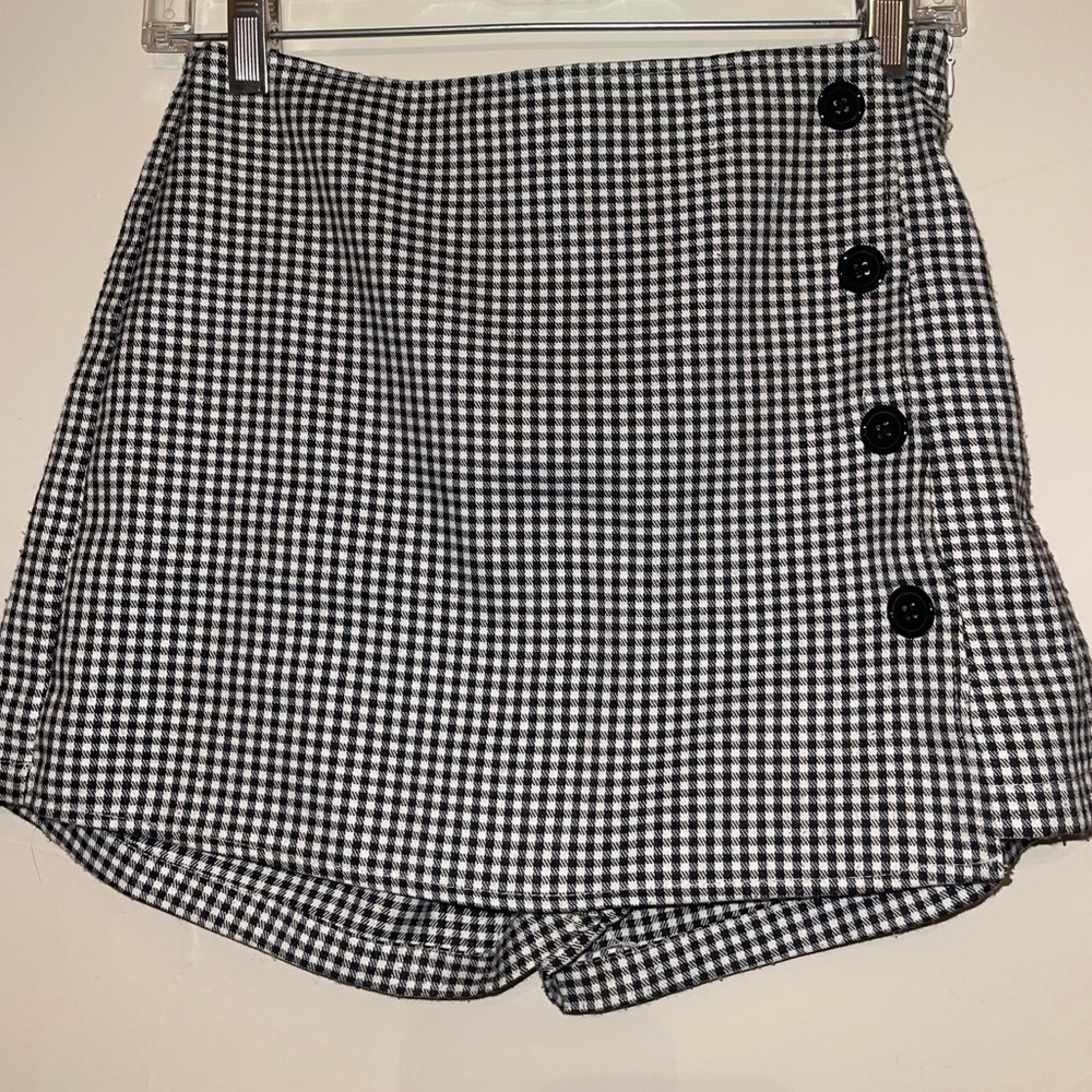 Fancy checkered skort